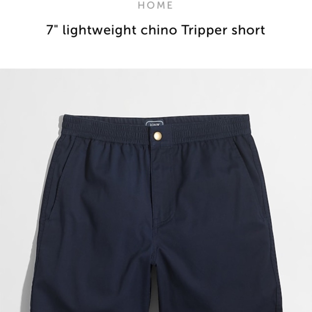Men’s medium KHAKI colored J. Crew Tripper short